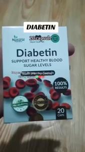 Diabetin – Imported from the USA Supports Healthy Blood Sugar & Overall Wellness 20 Capsules