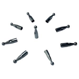 10 Pieces Umbrella Bone Covers For 4mm Hole Umbrella Tail Ends Tail Beads Umbrella Repair Accessories