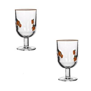 Họa tiết quả chanh kính cốc nước giải khát 360ml Công suất cổ điển barwares cho nước trái cây Cocktail bảng thiết lập trang trí giọng