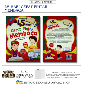 KHARISMA - 45 HARI CEPAT PINTAR MEMBACA UNTUK PAUD DAN TK