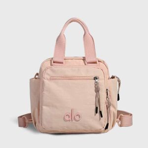aloHandbag Crossbody Bag Lightweight Nylon Gym Yoga Bag Multi Pocket Casual Tote Bag Adjustable Shoulder Strap Travel Daily Commute Bag For Women