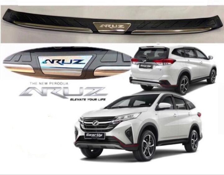 Perodua Aruz Alza Myvi Axia Proton X70 Exora Abs Rear Bumper Guard