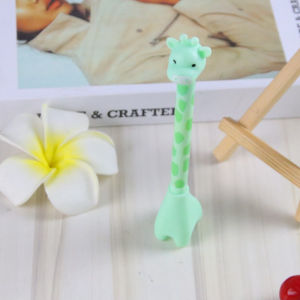 Pena Tinta Hitam Karakter Hewan Lucu Model Animal Pen Gel Jerapah Girrafe Ballpen Pena Pulpen Ujung Lancip Karakter ptt