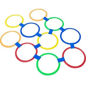 【COD】Juggling Ring Set of 10 jumping ring games sports toys plastic throwing ring children train jumping ability