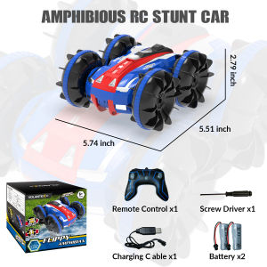 Volantex รถ RC รถบังคับ4WD 360องศารถของเล่น2.4กรัม4x 4ทางวิบากกันน้ำได้รถโลดโผนดริฟท์ควบคุมรถแข่งรถสำหรับเด็ก