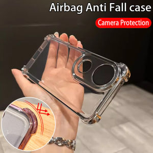 Casing for For vivo V50 5G vivoV50 2025 Phone Case Plating clear Four Corners Soft Silicone Anti-Fall ProtectiveShockproof Back Cover