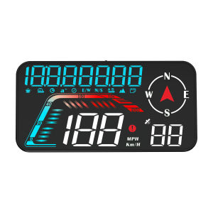 G12 Car GPS Head Up Display HUD Gauge Speedometer Projector With Compass Altitude Tripmeter Overspeed Alarm Electronic Accessories For All Cars