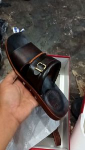 SANDAL ASLI POL KULIT