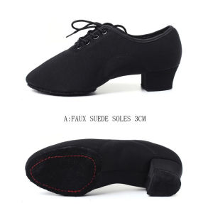 New Latin Dance Shoes Men Tango Salsa Girls Woman Modern Ballroom Dance Shoes Teacher Shoes 3/5cm Oxford Dance Sneakers