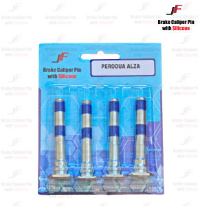 💎JF Caliper pin™💎 (Perodua Alza Old/Lama/1.5 (<2013 ke bawah)) (Front Disc/Disk Depan) (Brake Pin) (Brake System) (with Silicone Bush/Rubber) (Sound absorber) (Brake Caliper Slide Pin)