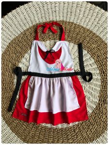 Celemek Koki Anak Dan Dewasa Model Dua Layer / Celemek Masak Anak / Apron Anak / Celemek Anak Murah Best Quality Premium  Celemek Masak Princess/ Apron wanita Korean Cute