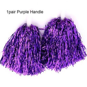 OKKFINE 1pc/1Pair Concert Competition Flower Fancy Club Sport Supplies Cheerleader pompoms Cheerleading Cheering Ball Dance Party Decorator