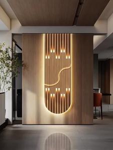 Modern Luxury LED Wall Lamp Fixture Home Decoration Abstract Mural Light Corridor Living Room Lustre High-end Hanging Painting