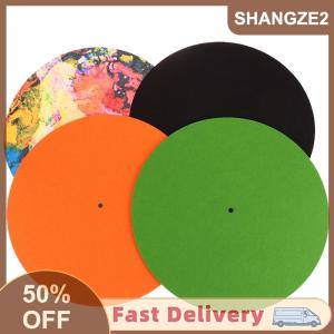【E-WOITD】 1PC trượt mat cảm thấy bàn xoay Platter Mat cho LP Vinyl ghi âm thanh thay thế DIY phụ kiện Audiophile dày bàn xoay mat