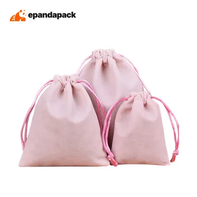 Velvet Drawstring Pouch Bag Wedding Beg Kain Hadiah Goodies Door Gift Beg Cenderahati Kenduri Kahwin