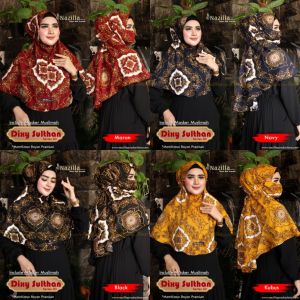 Nabeel P - 1 set Jilbab instan plus masker Dixy Sulthan serries 3 Nazilla
