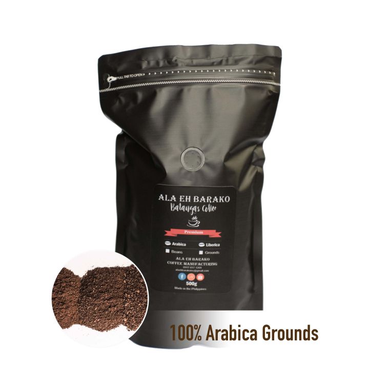 View of ALA EH BARAKO PREMIUM ARABICA COFFEE GROUNDS WHOLE BEANS 500 GRAMS ...