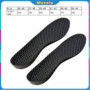 Masely 1Pair Sports Insoles for Men Women Soft Massage Shoe Pads Deodorant Breathable Running Insoles