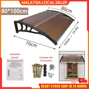 Awning Plastic Steel Silent Canopy Front Door Canopy Outdoor Canopy Window Awning Shade Window Awning Cover For UV Rain Protectio