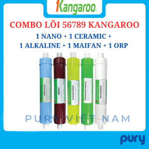 Bộ lõi 56789 máy lọc nước KANGAROO CHÍNH HÃNG dùng cho máy lọc nước Kangaroo KGRP88 KGHP66 KG19A3 KGRP99 KG09A3...