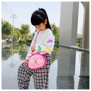 กระเป๋าเด็ก หนังPU กันน้ำ สำหรับเด็ก มี6สี โบว์ ดีเทวน่ารักๆ คู่ความหมาย 6 สี กระเป๋าสะพาย กระเป๋าเด็ก ผญ 3-12