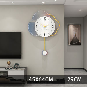 Minimalist Nordic Modern Quartz Swing Wall Clock Creative Mute Large Fashion Clocks Home Living Room Restaurant Entrance Decorative wall watch