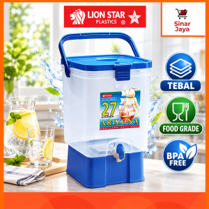 LION STAR Arizona Drink Jar 27 Lt (Tempat Air Plastik) - KHUSUS JASA PENGIRIMAN EKSPEDISI