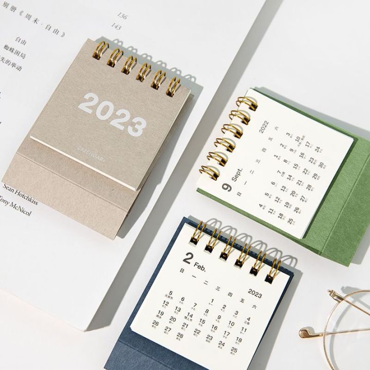 embellish Calendar book 2024 display mini minimalist desk pocket ...