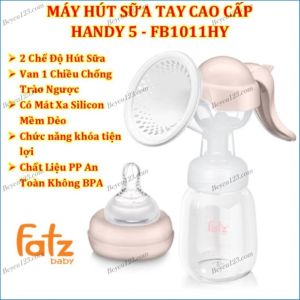 (Handy 5) Máy hút sữa bằng tay Fatzbaby FATZ FB1011HY (Tốt và rẻ so với Medela Avent Wesser Pigeon Kuku) MGG
