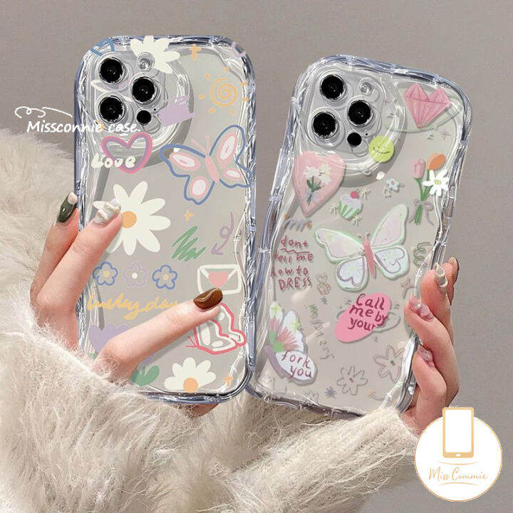 Missconnie Dreamy Butterfly Soft Case For Redmi 12 10 13c 9t 9a 10a 10c