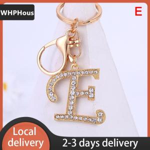 [COD] WHPHous Ship within 24 hours Women  Alphabet Pendant With Key Ring  Color A-Z 26 Letters Keychain For Women Purse Handbags Charms Accessories