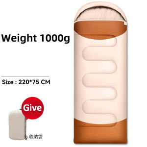 Sleeping Bag For Camping Outdoor Lightweight Waterproof Warm Blanket Washable With Storage Bag