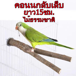 ถูก คอนลับเล็บ กิ่งไม้ คอนนกลับเล็บ คอนลับเล็บทรงวาย ยึดติดกรง ทำจากไม้ธรรมชาติ ของเล่นนก
