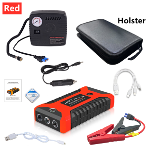 🔥🔥【SG READY STOCK】99800Mah Car PowerBank Jump Starter Car Emergency jumper power bank with pump jumper kereta 充电宝 汽车启动器