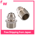 Brass water filter adapter for faucet Threaded tube adapter for connecting water supply filter water filter pipe hose fitting (male thread G1/2, OD 1/4). 