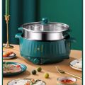 Nồi Lẩu Đa Năng 2 Tầng, Nồi Lẩu Điện 3 Nấc Nhiệt, Công Suất 1000W,Vân Đá Chống Dính Cao Cấp [KÈM VỈ HẤP] Nồi Lẩu Điện Mini, Ca Lẩu Mini, Nồi Lẩu Điện, Bếp Điện Mini, Bếp Điện Thông Minh, Noi Lau Dien Mini - Giadungbv247. 