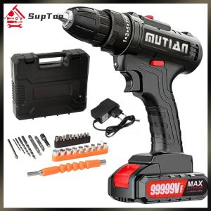 【Local delivery】28 in 1 Cordless Drill Set Electric Screwdriver Driver Tool 25+1 Clutch Hand Drill with Batteries and Charger Power Tool