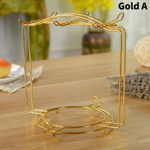 [Eqrbtl] ชั้นวางถ้วยกาแฟและจานรอง6ชั้นวางแก้วแบบทันสมัยทนทานสำหรับวางแก้ว