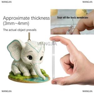 [COD] WANGJIA Elephant Christmas Countdown Wonders 2025 24 Days Acrylic Christmas Advent Calendar With Mini Elephant Ornaments