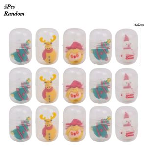 10pcs Santa Claus búp bê Twist Đồ chơi quả trứng Mini giáng sinh gachapon đồ chơi đồ chơi giáng sinh bóng trẻ em bất ngờ trứng mô hình viên nang nhà trang trí tiệc