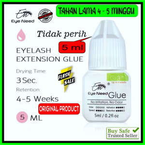 Eyelash Extension Glue Lem Bulu Mata  5 ml TAHAN LAMA TIDAK PERIH Tidak Berbau (Eye Need Glue) Import