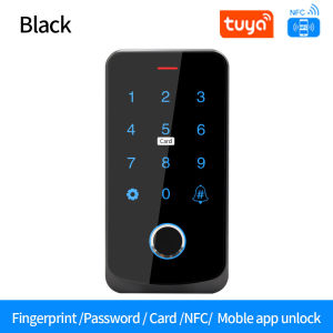 Boland Boland Access Control Keypad RFID 13.56mhz  NFC Bluetooth Tuya App Waterproof IP65 Biometric Fingerprint Touch Screen Access Controller Magnetic Lock Doorbell Kits