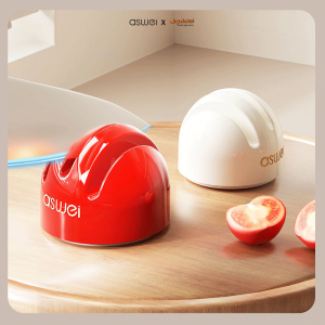 ASWEI A206SNH Suction Cup Knife Sharpener - Asahan Pisau Kecil Portable Tempel Dinding