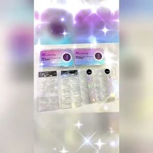 SG Fake Nails Set Artificial Nails Press On With Sticker & Glue