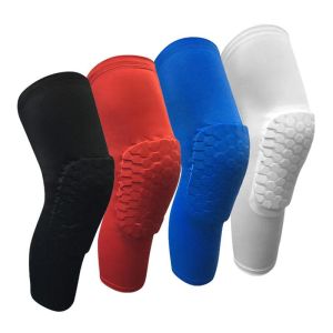 1 PCS Knee Pad Strong Honeycomb Crashproof Basketball Leg Sleeves For Basketball Running Cycling Weightlift