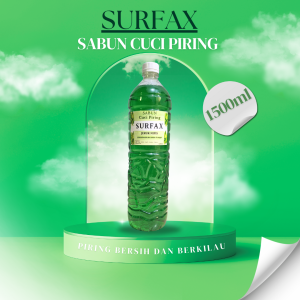 Surfax Sabun Cuci Piring Ekstra Jeruk Nipis 600mL & 1500mL