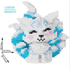 (Malay spot)New products in stock 25cm 1200PCS Melody & Kuromi Toy building blocks Sets–Ideal Gifts for Malaysian Fans Puzzle decoration ornaments girl gift plastic kids toys