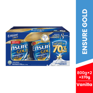 ENSURE GOLD Vanilla (400g / 800g / 1.48kg / 800g × 2)
