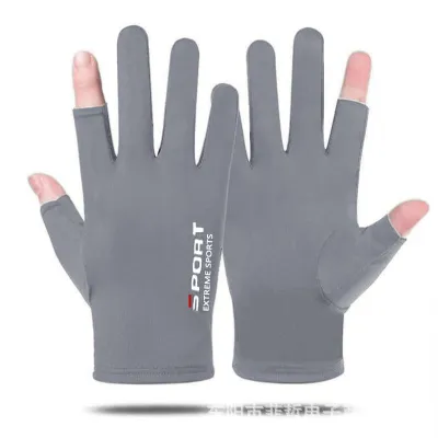 VINTLOOK ถุงมือกันแดดสำหรับฤดูร้อน ปุ่มสัมผัสได้ ผ้าไนลอนระบายความร้อน ป้องกันการลื่น ใช้ขี่จักรยาน ขับรถ ตกปลา และกิจกรรมกลางแจ้ง