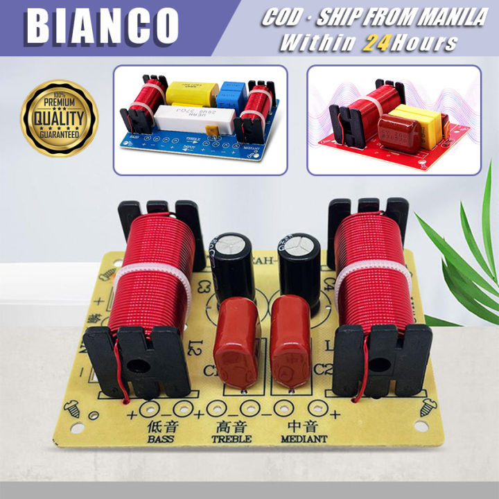 2Way 3Way HiFi Speaker Crossover Circuit Treble Midrange Bass Frequency